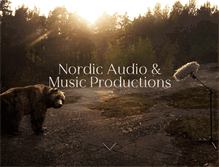 Tablet Screenshot of nordicaudiomusic.com